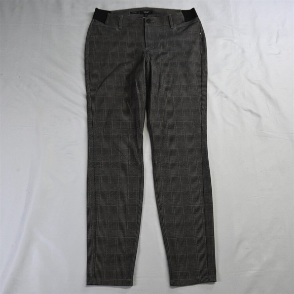 Simply Vera Wang Medium Brown Houndstooth‎ Skinny Stretch Womens Dress Pants - Picture 1 of 7